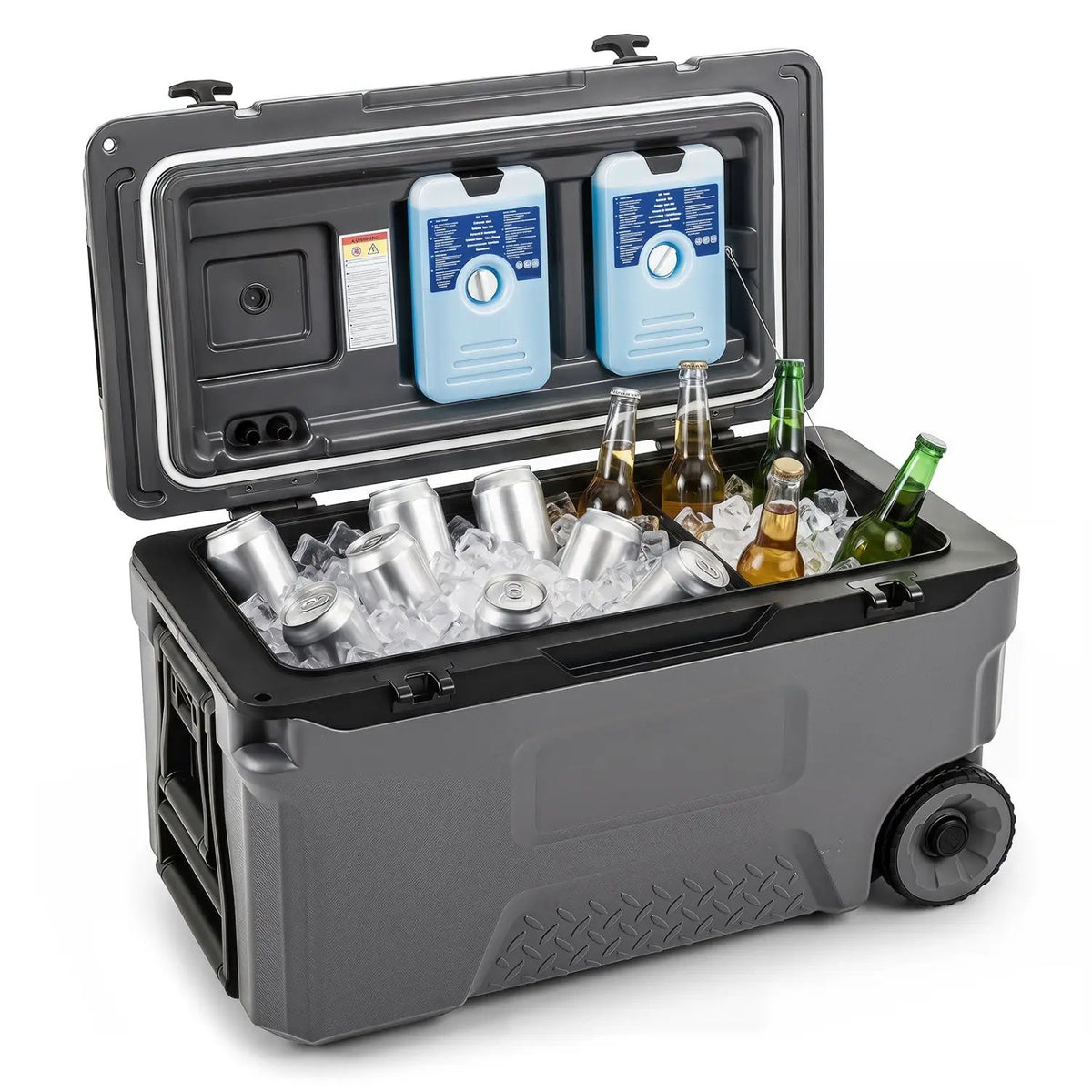 53 Quart Rolling Cooler with Wheels and Fish Ruler, photo 11 of 16