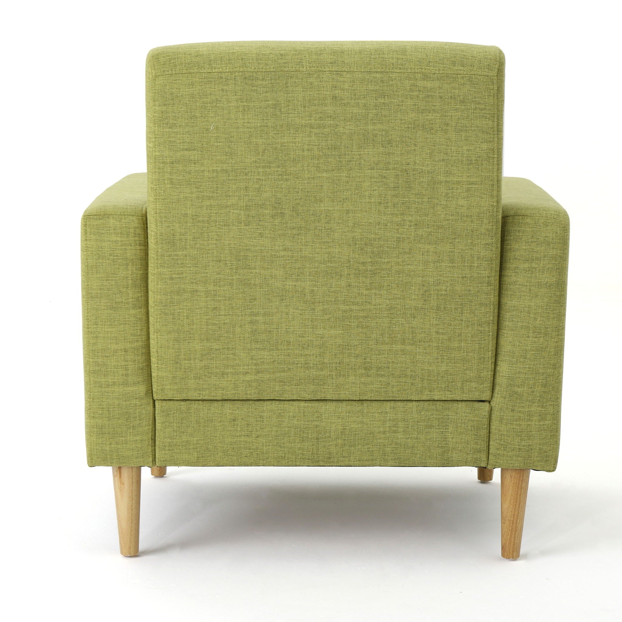 Nebulize Upholstered Fabric Club Chair With Button Tufted And Square Off Arm And Back by HouseOfZazla