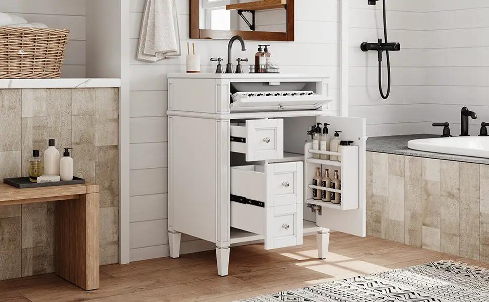 24" Bathroom Vanity with Top Sink by HouseOfZazla