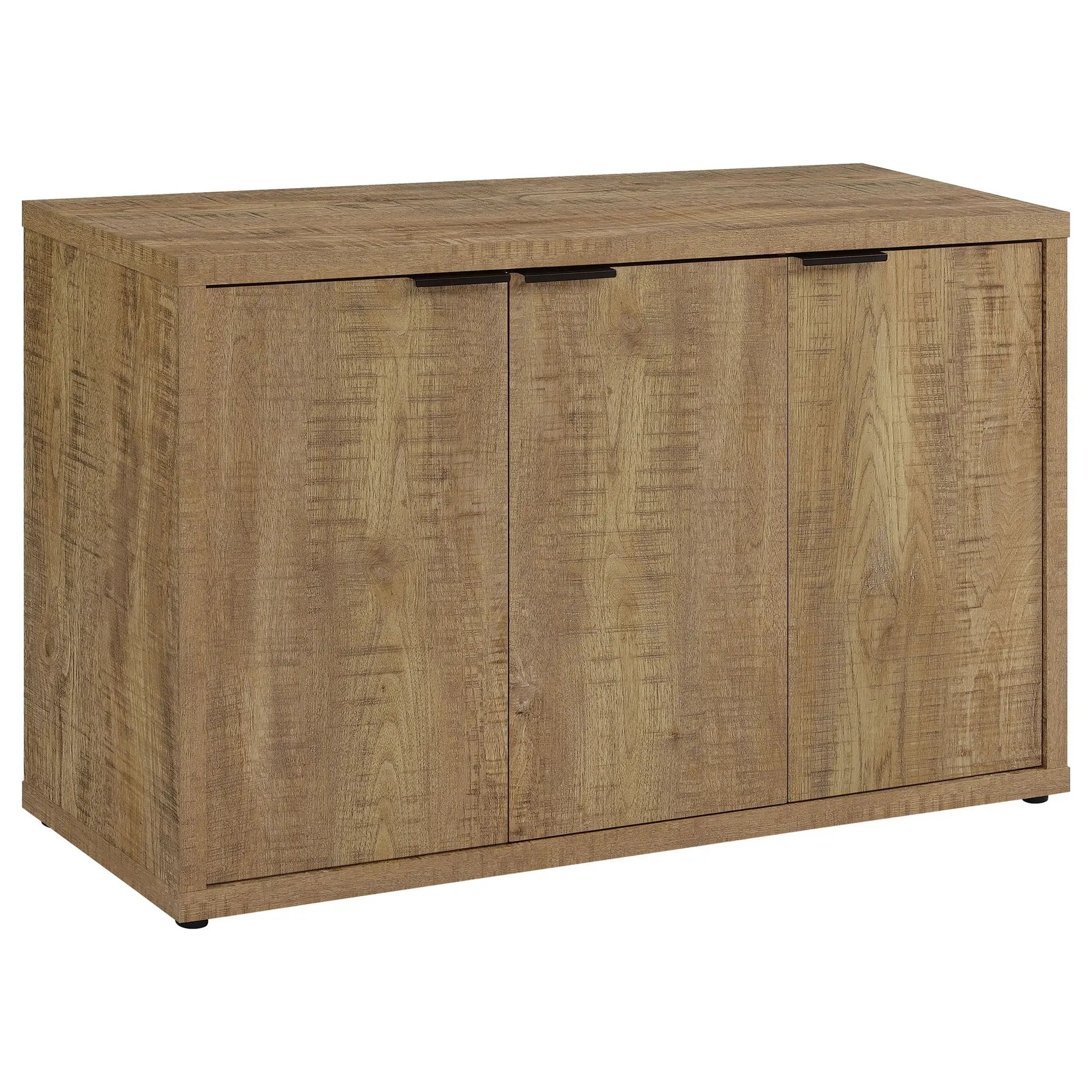 Pepita 3-door Engineered Wood Accent Cabinet Mango Brown by Unique Piece Furniture