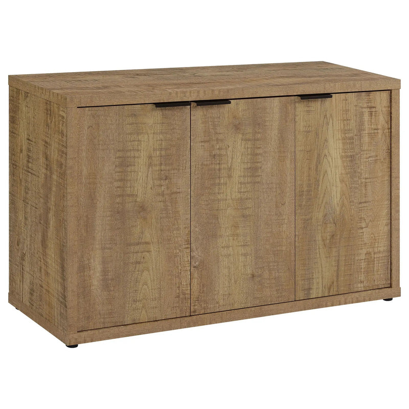 Pepita 3-door Engineered Wood Accent Cabinet Mango Brown by Unique Piece Furniture