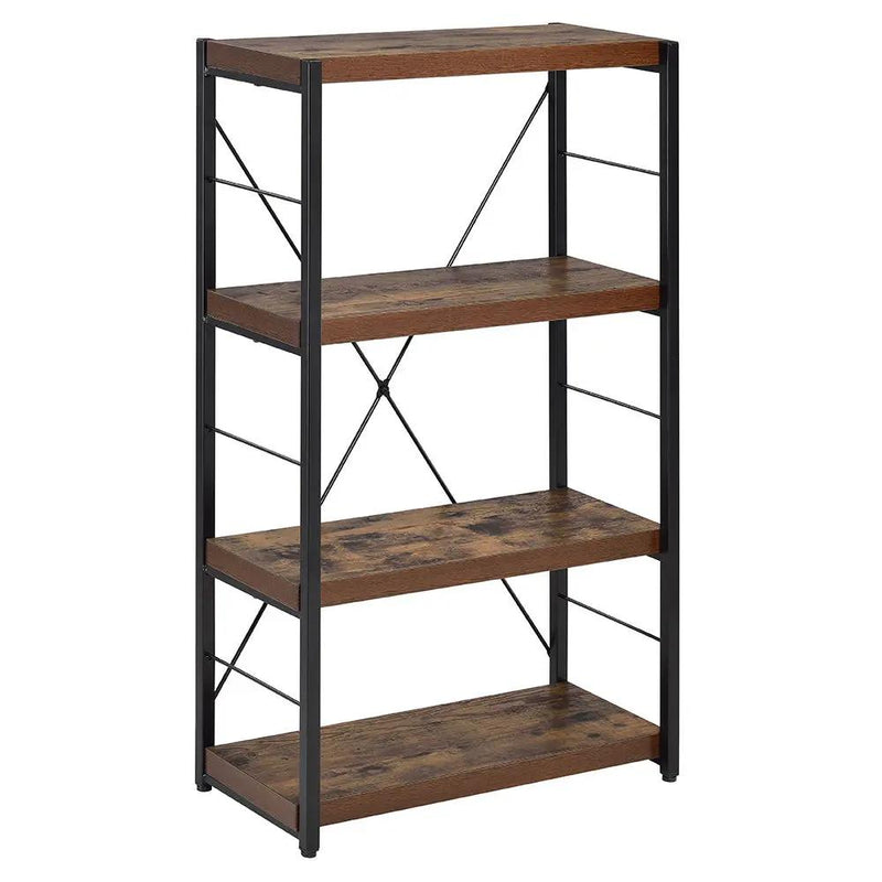 Bob - Bookshelf - Weathered Oak & Black by Unique Piece Furniture