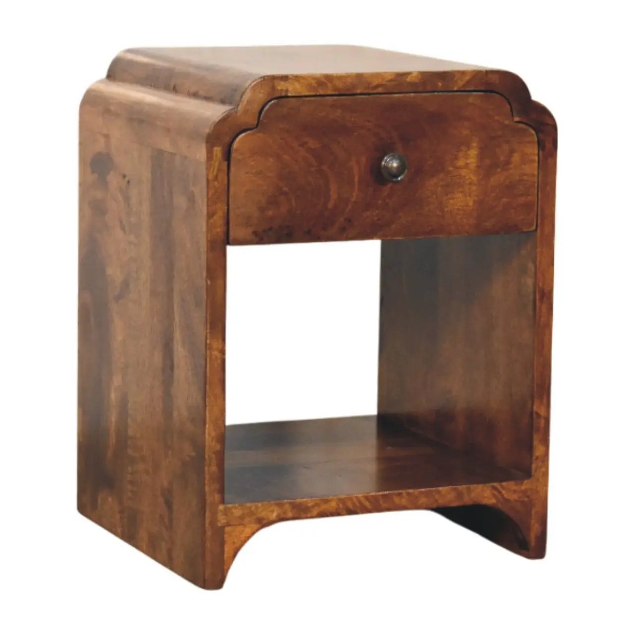 Newton - Nightstand With A Drawer And Open Shelf by Unique Piece Furniture