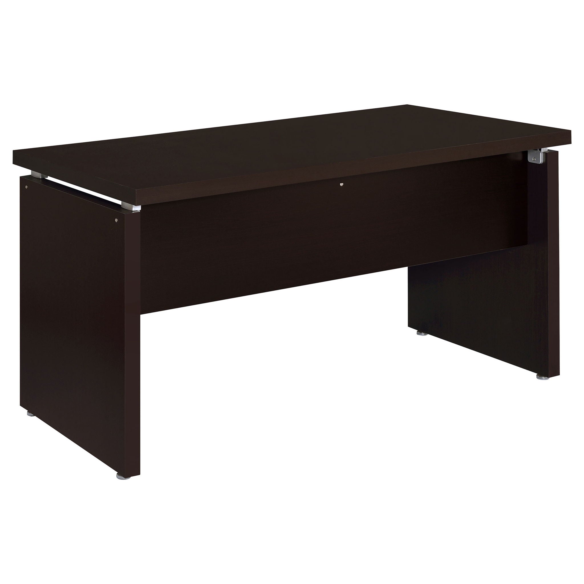 Ulloa - L Shaped Office Desk With Slide Out Keyboard Tray And Storage Drawers - Cappuccino by HouseOfZazla