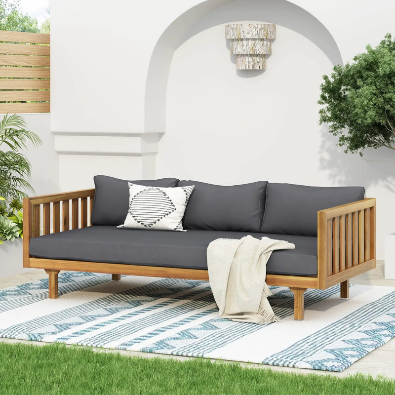 Claremont 3 Seater Daybed (Dark Gray) by HouseOfZazla