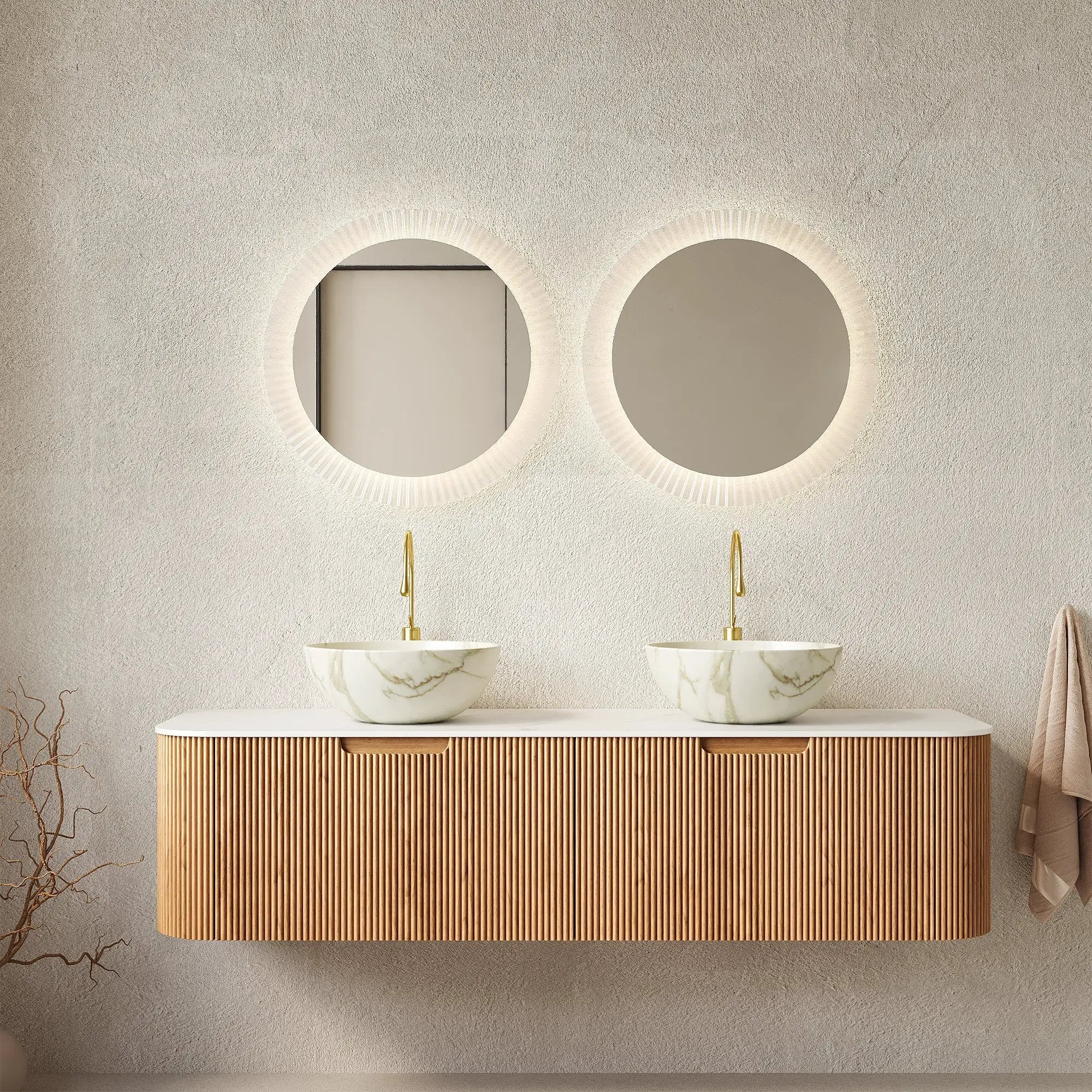 Dina 60" Bathroom Vanity & Sinks by HouseOfZazla