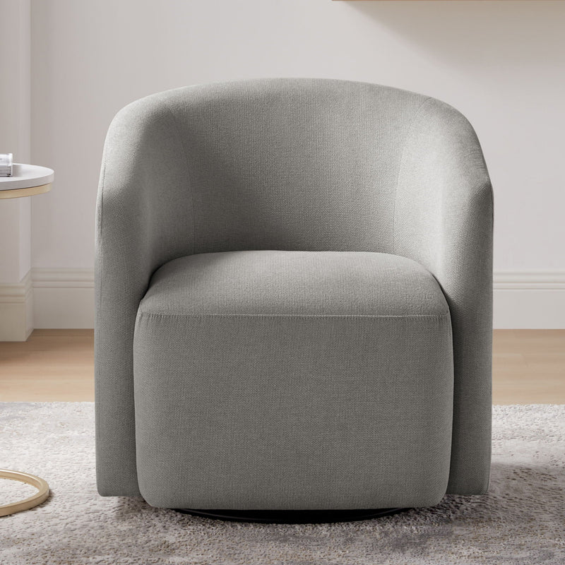 Ardena - Modern Swivel Barrel Chair by HouseOfZazla