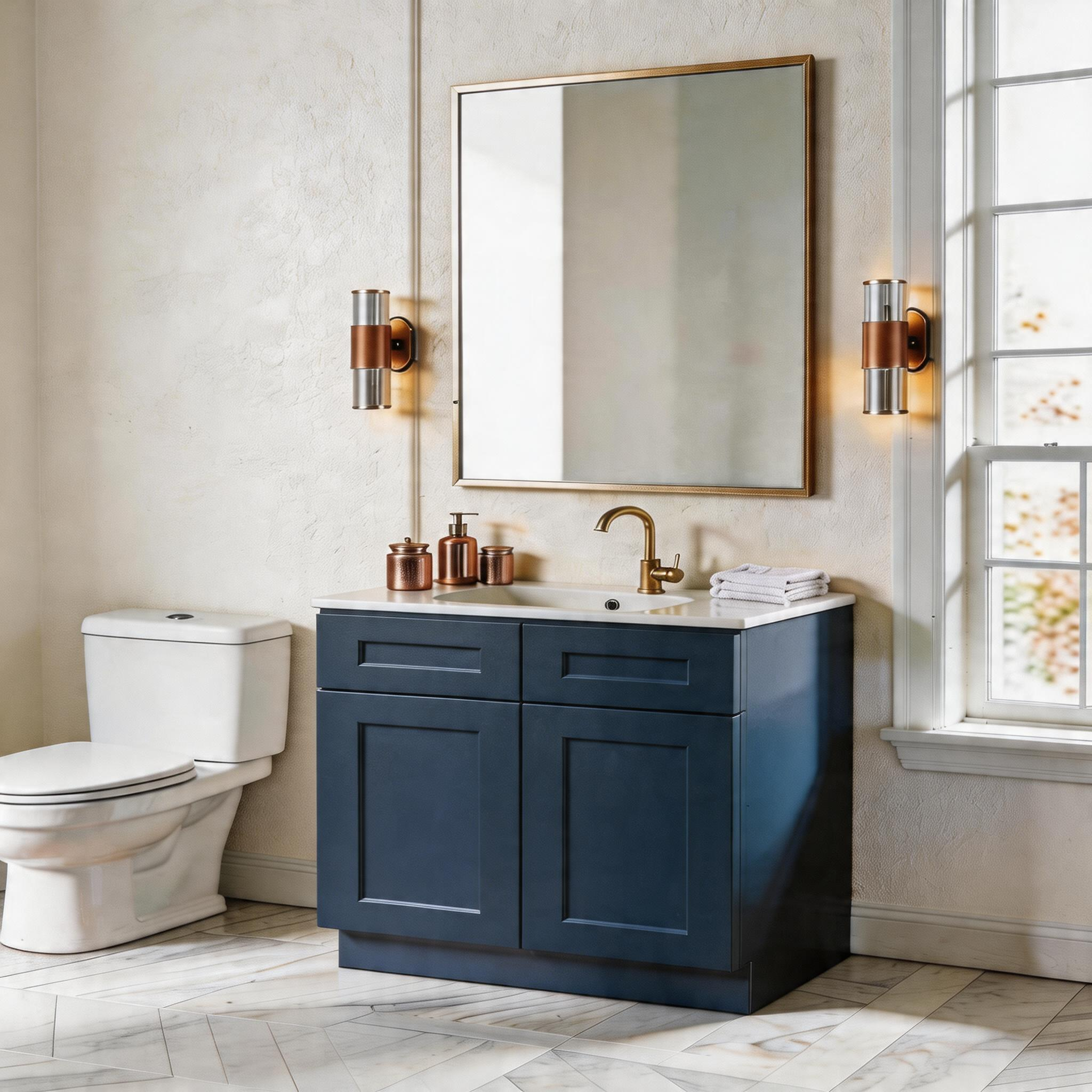 Shaker RTA 33" Kitchen Sink Base Cabinet, Painted by HouseOfZazla