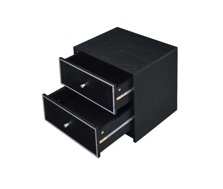 Jabir - Accent Table - Black & Silver by Unique Piece Furniture