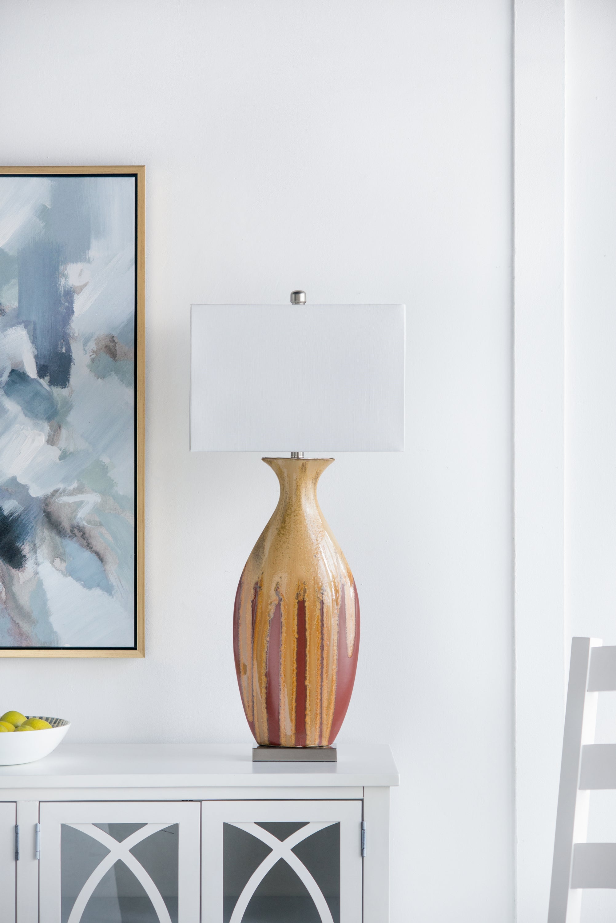 16x10.5x36 In Ceramic Table Lamp by HouseOfZazla