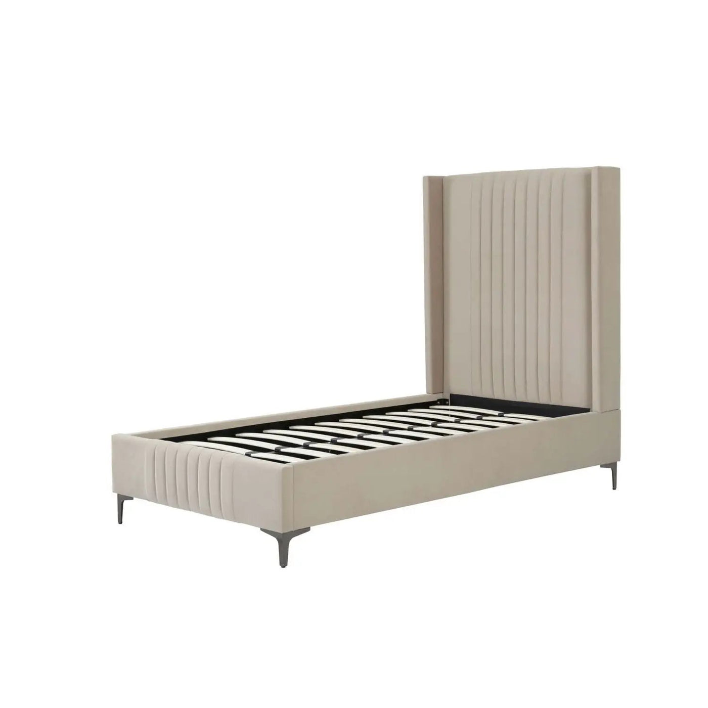 Promenade - Bed With Upholstered Headboard And Slats by HouseOfZazla