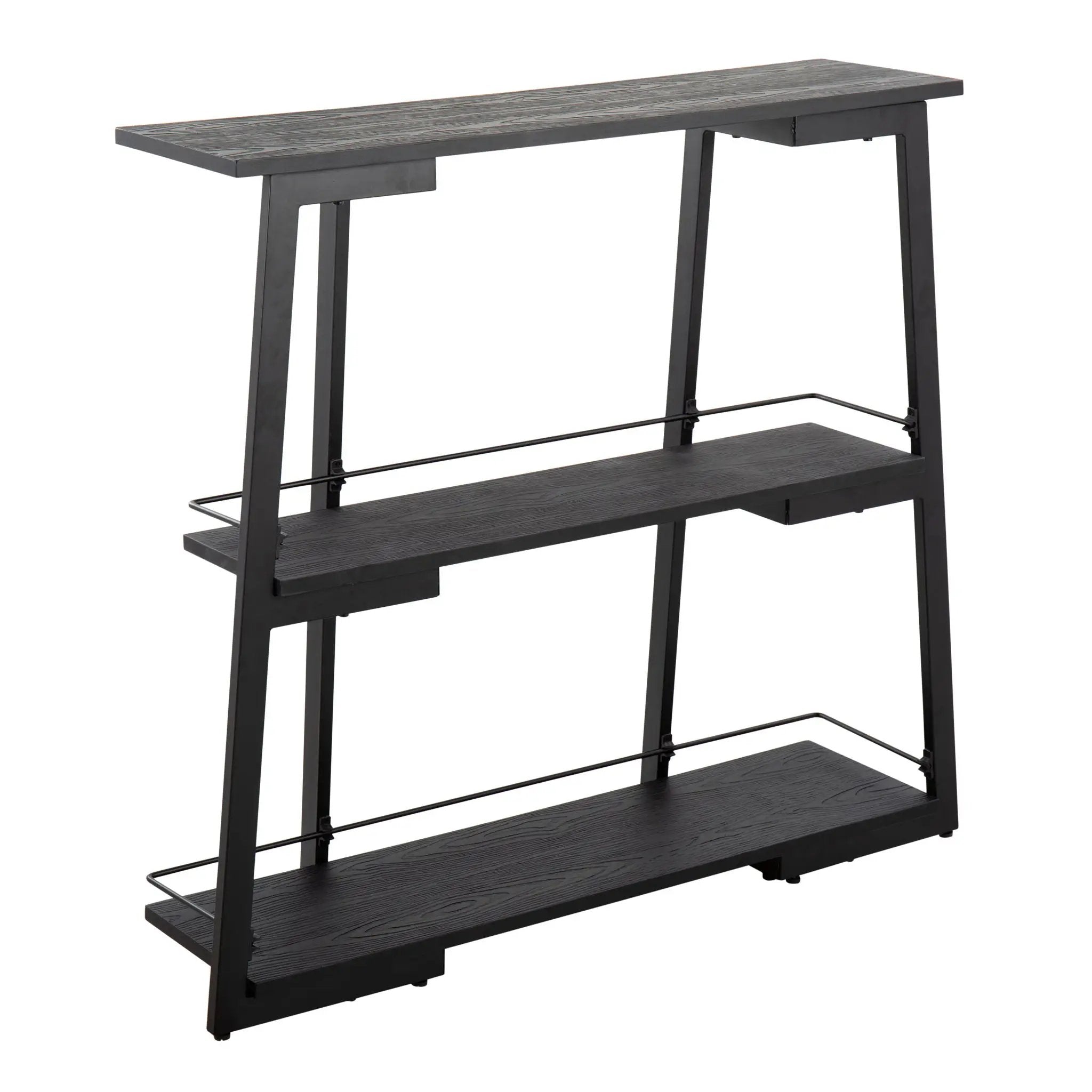 Converge - Industrial Bookcase - Black by Unique Piece Furniture