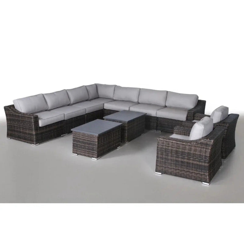Stylish Sofa Seating Group With Cushions Perfect For Outdoor Gatherings by HouseOfZazla