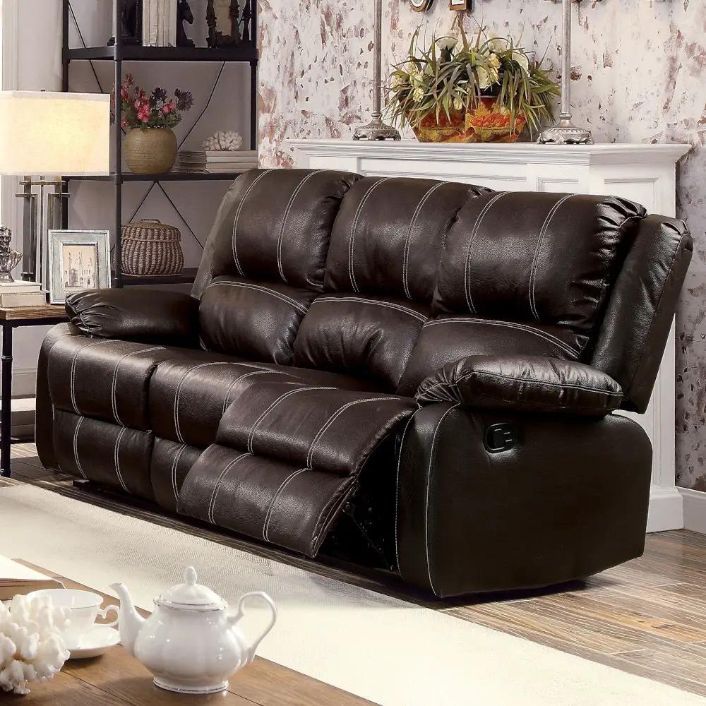 Zuriel - Synthetic Recliner Sofa by HouseOfZazla