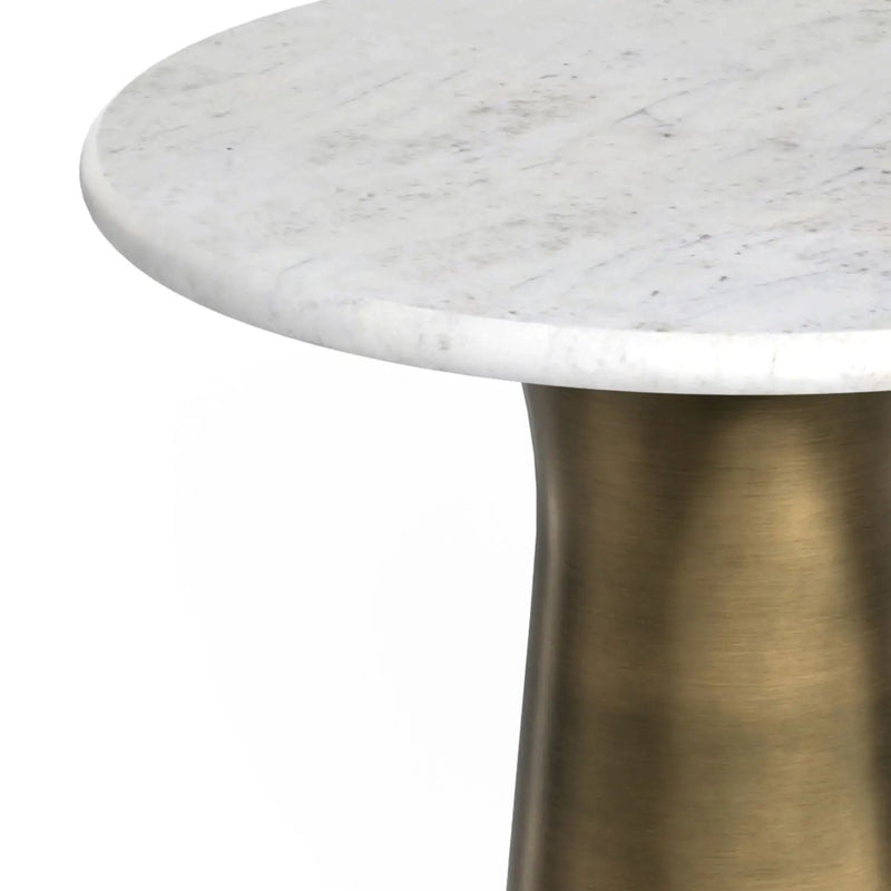 Nicollette - Side Table - Antique Brass by HouseOfZazla