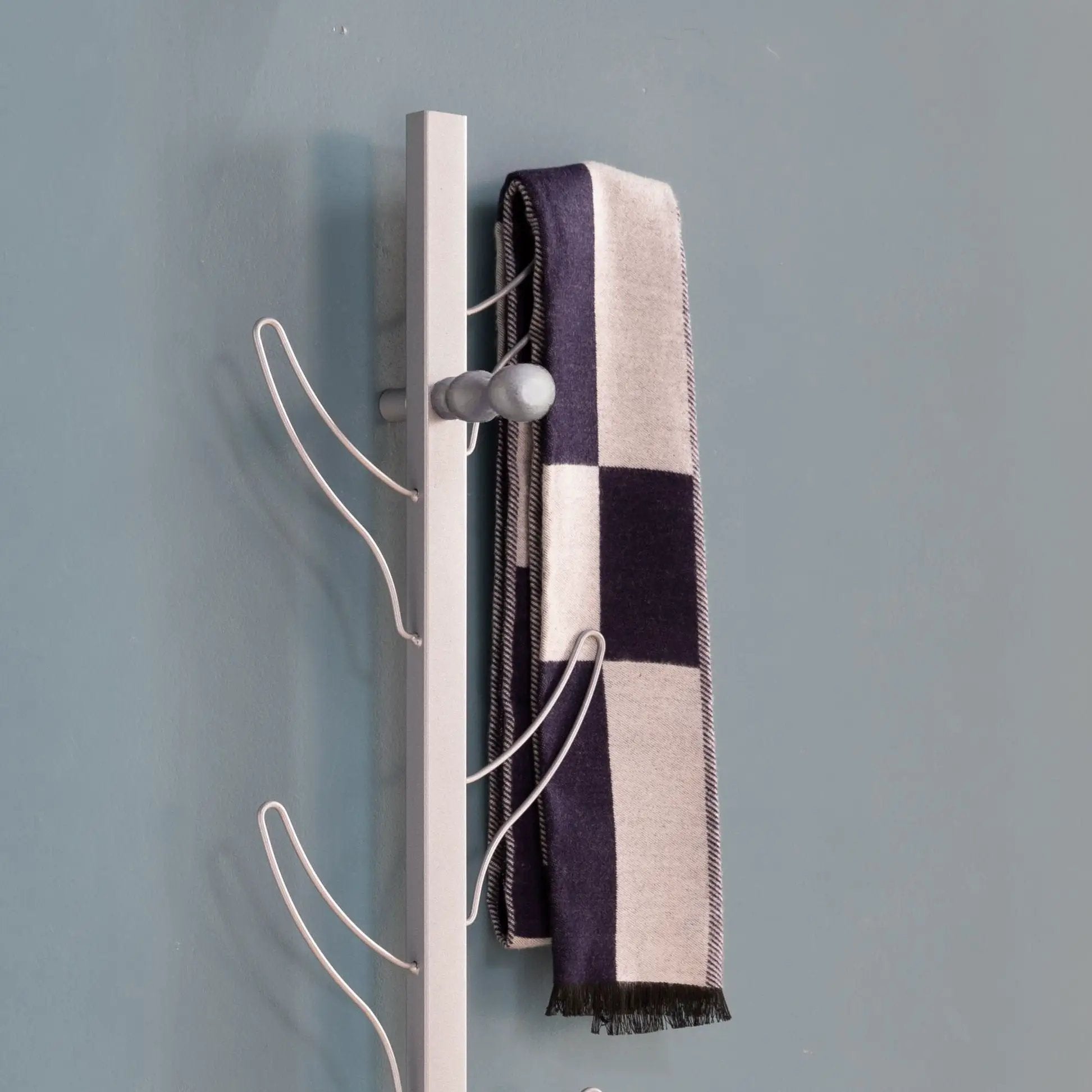 Vertical Eight Hook Coat Rack Wall Mount by Unique Piece Furniture