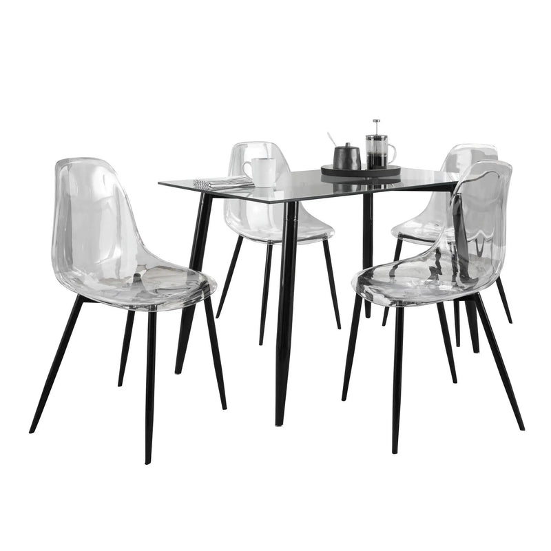 Clara - 5 Piece Mid Century Modern Dining Set by HouseOfZazla