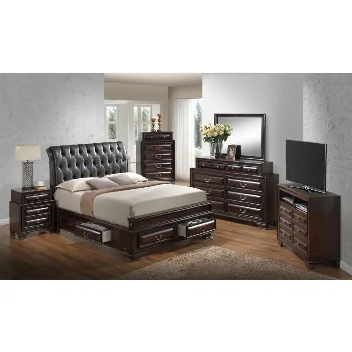 LaVita - Storage Bed Elegant Transitional by HouseOfZazla