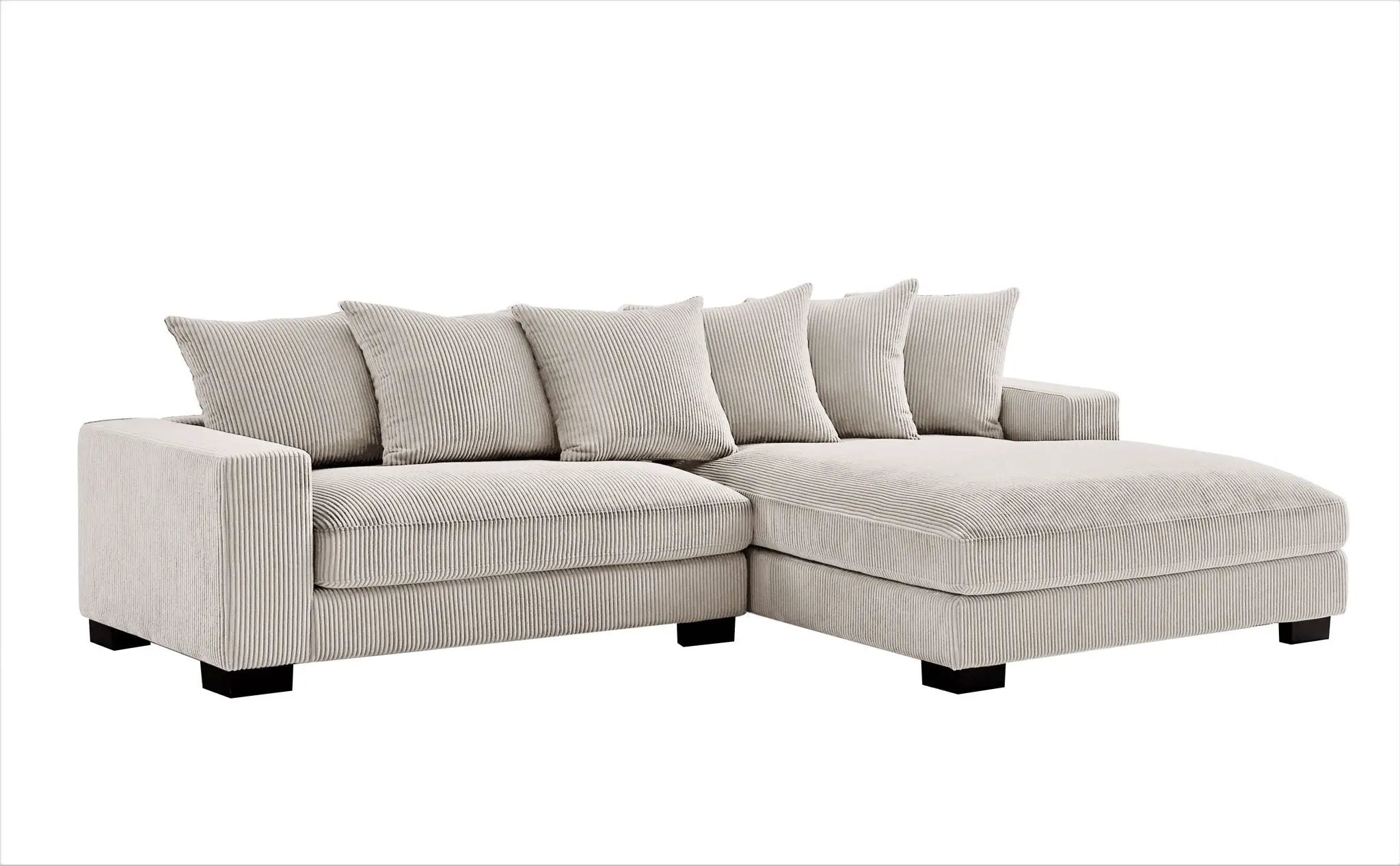Luxe - Oversized 2 Piece Sectional Couches For Living Room, L Shaped Sofa With Chaise by HouseOfZazla