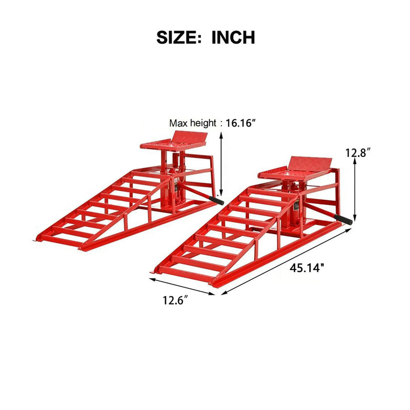 Suxidi - 5 Ton Auto Car Truck Service Ramps Lifts, Hydraulic Automotive Lift by HouseOfZazla