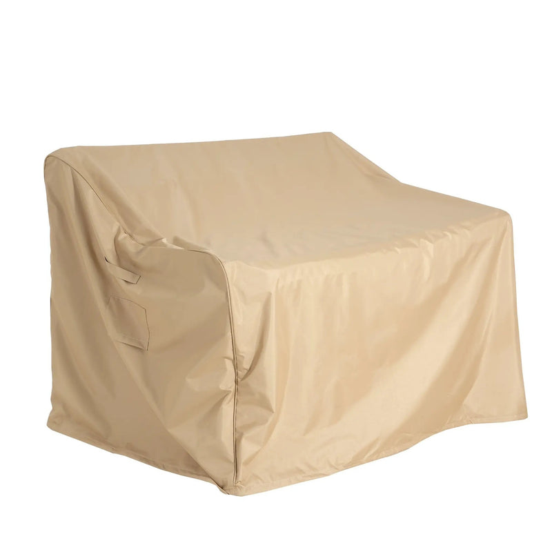 Shield Outdoor Loveseat Sofa Cover Beige by HouseOfZazla