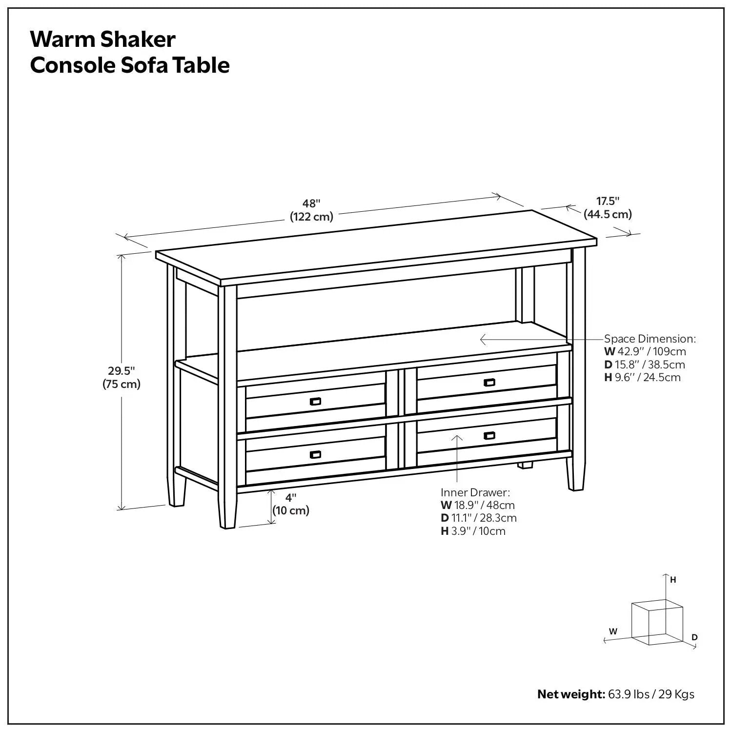 Warm Shaker - Handcrafted Table by HouseOfZazla