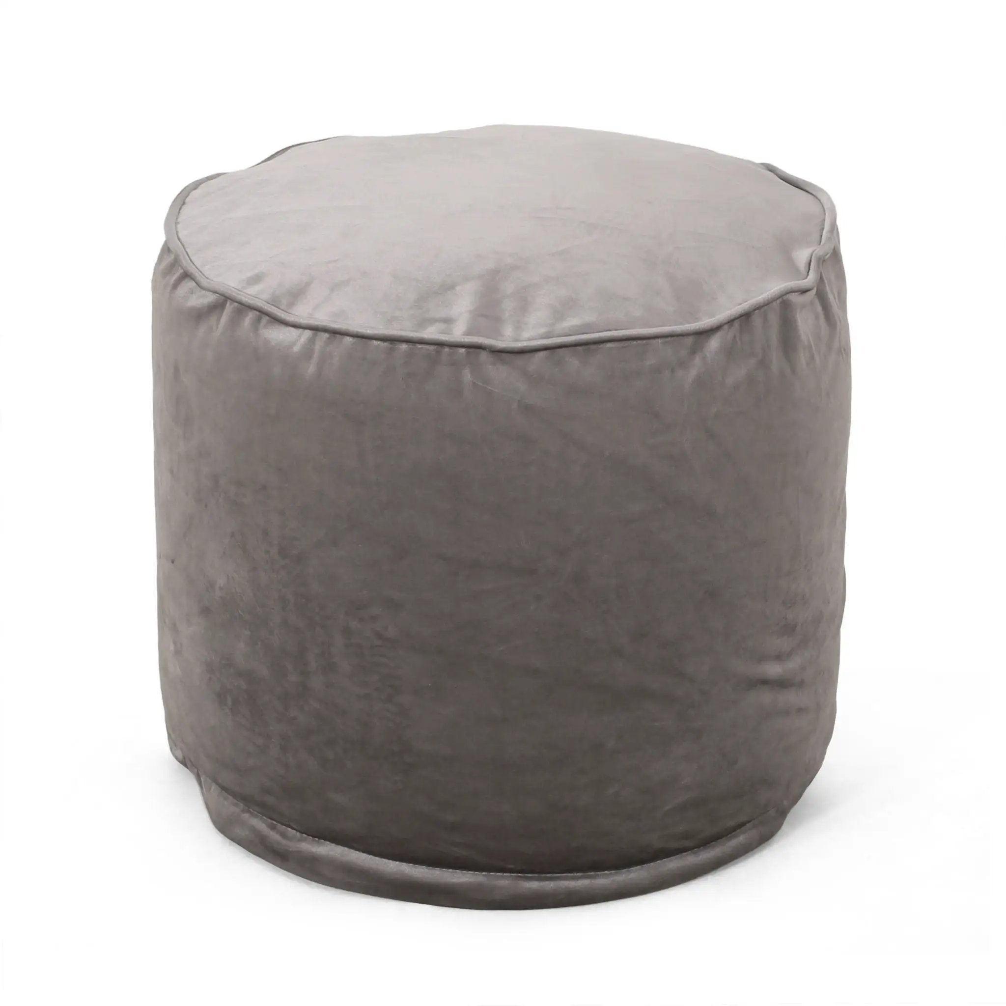 Shimon - Cylinder Pouf Ottoman And Floor Cushion by Unique Piece Furniture