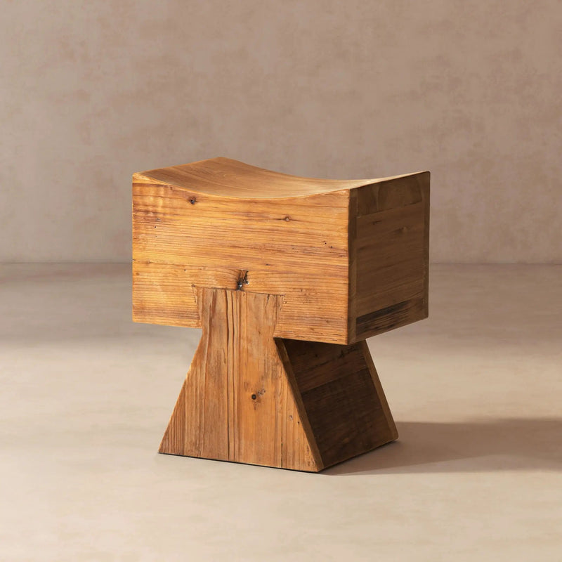 Nico - Stool Ottoman - Brown by HouseOfZazla