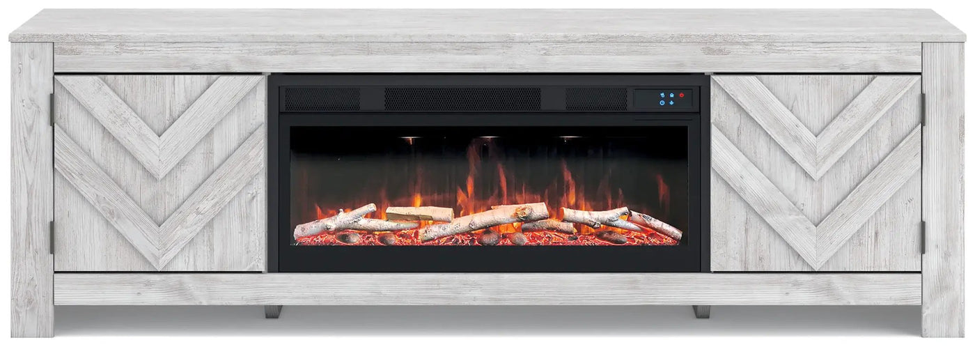 Cayboni - LG TV Stand With Fireplace Option by Unique Piece Furniture
