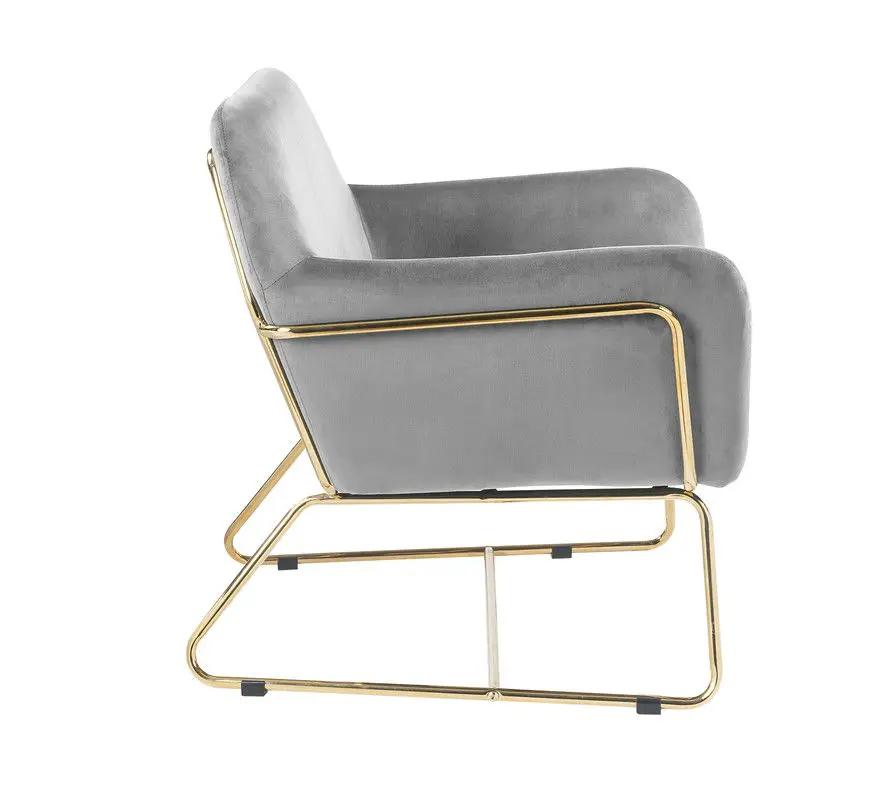 Keira - Accent Chair With Metal Base by Unique Piece Furniture