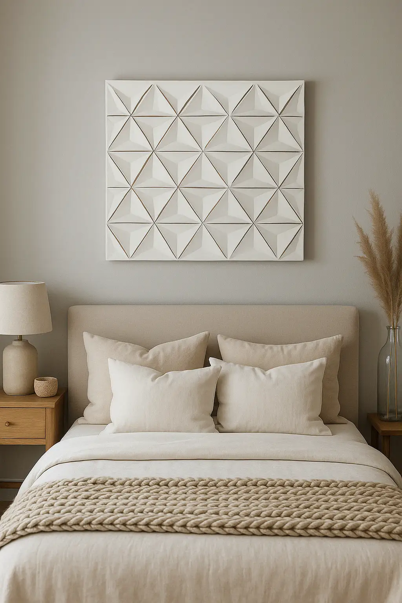 White Wooden Wall Décor – Modern Rustic Wall Art by HouseOfZazla