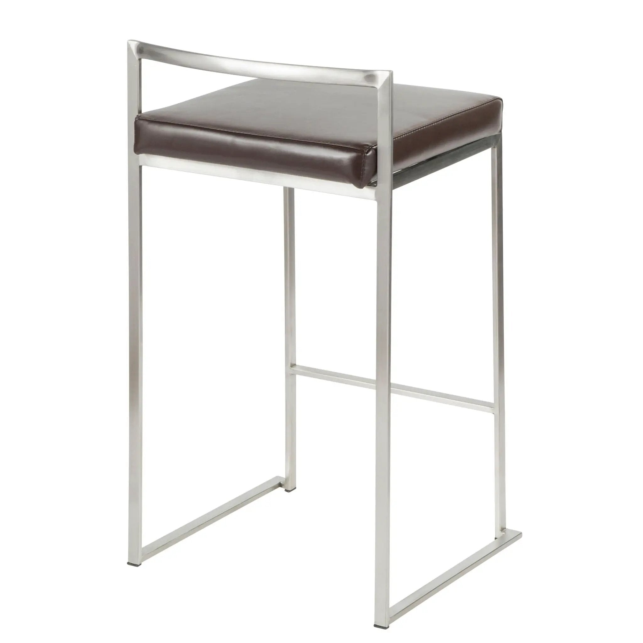 Fuji - Contemporary, Stackable Elegant Counter Stool (Set of 2) by HouseOfZazla