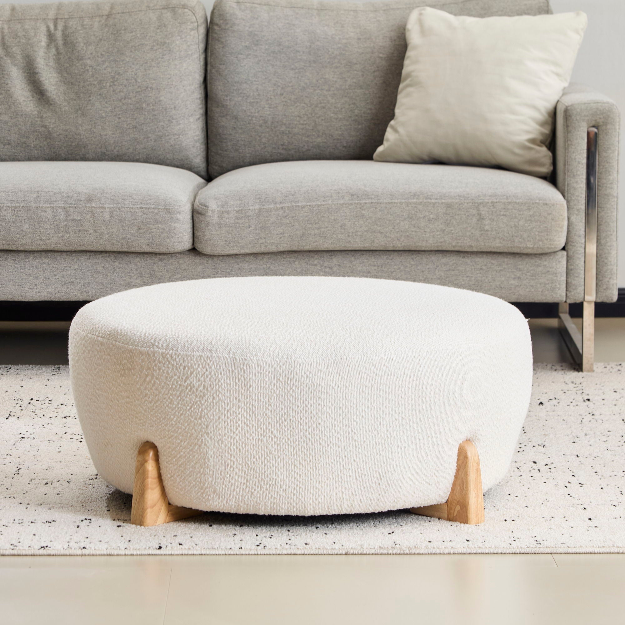 Modish Round Ottoman by HouseOfZazla