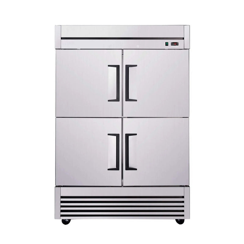 54-Inch 49 Cu.Ft Commercial 6-Shelves Stainless Steel Reach-In Freezer (SAK10247) by SAKSBY WHOLESALE