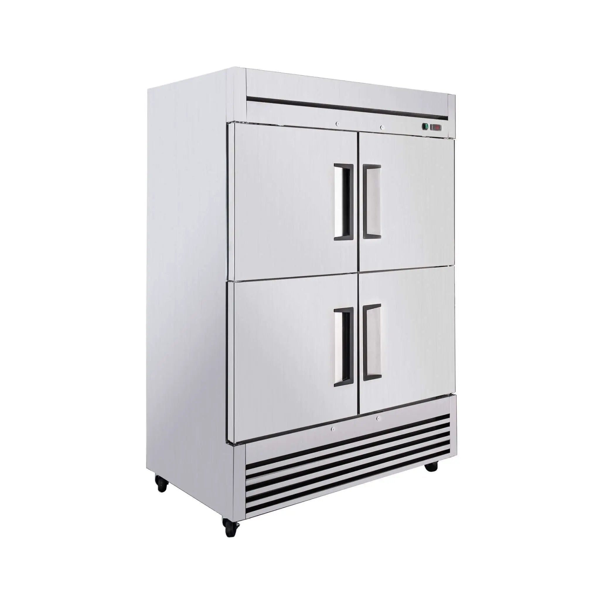 54-Inch 49 Cu.Ft Commercial 6-Shelves Stainless Steel Reach-In Freezer (SAK10247) by SAKSBY WHOLESALE