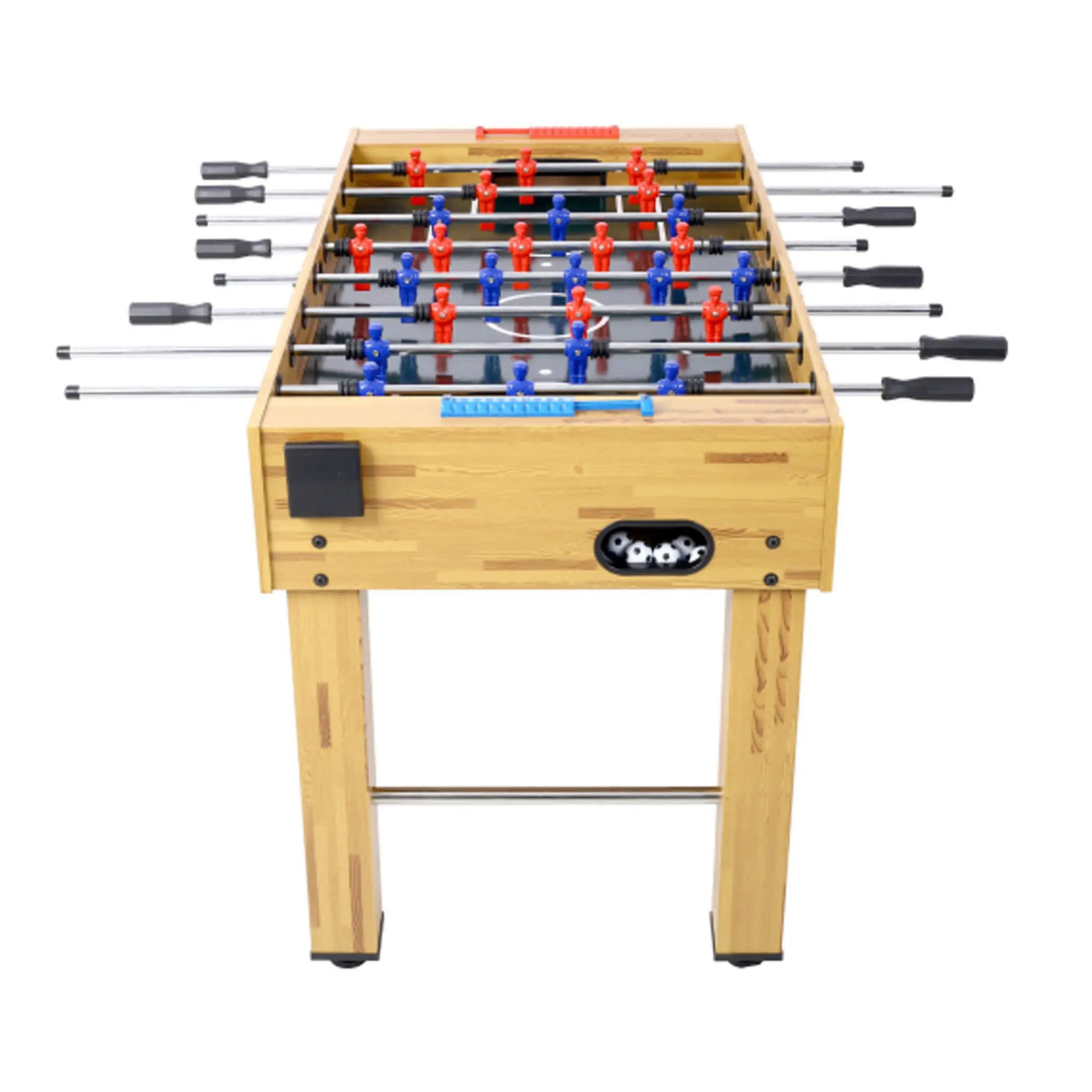 54-Inch Hurricane Light Cherry Foosball Table With Accessories (SAK38651) by SAKSBY WHOLESALE