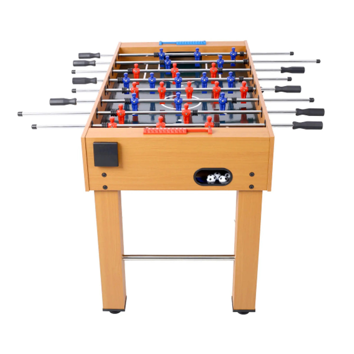54-Inch Hurricane Light Cherry Foosball Table With Accessories (SAK38651) by SAKSBY WHOLESALE