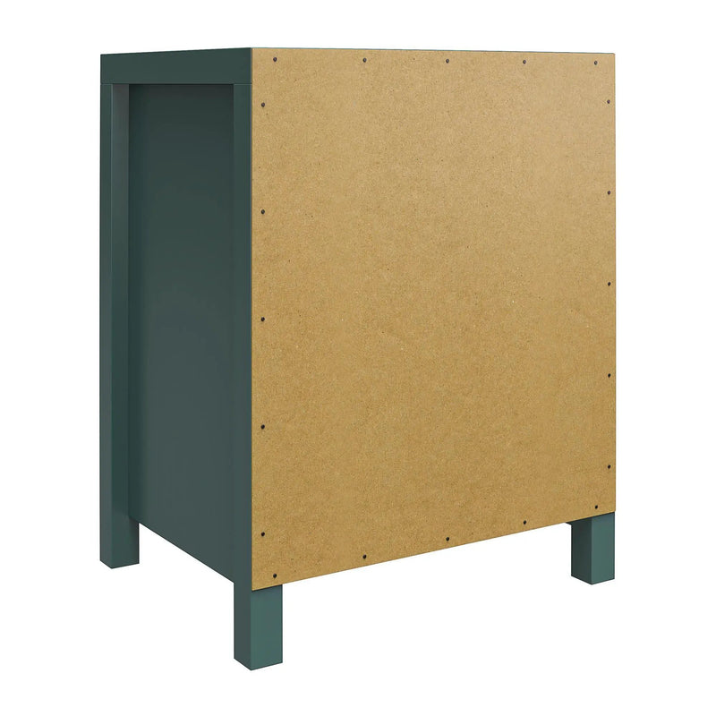 Haven - 1 Drawer Nightstand - Green by HouseOfZazla