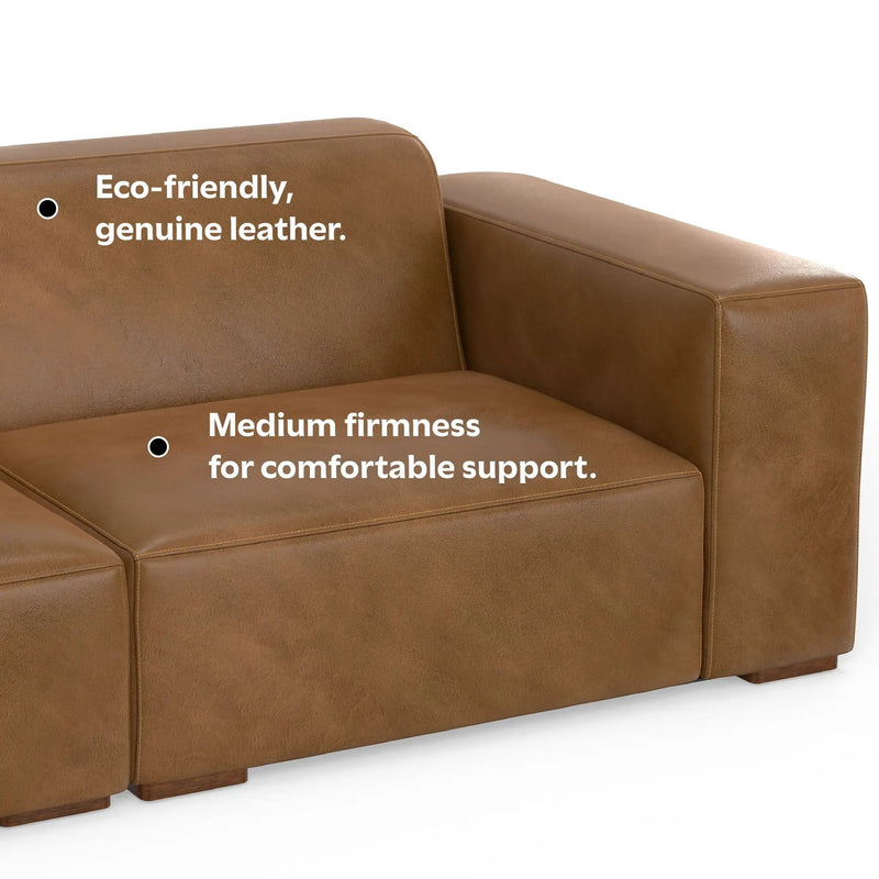 Rex - Handcrafted Sectional Sofa And Ottoman by Unique Piece Furniture