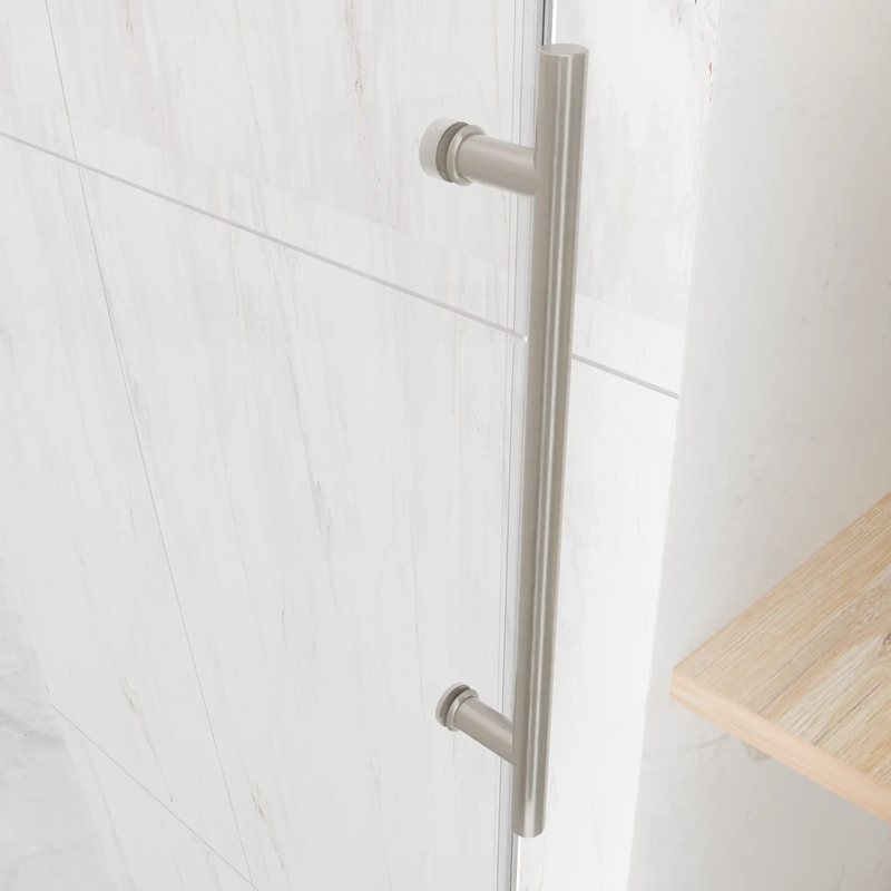 56-60"W x 76"H Frameless Sliding Shower Door by HouseOfZazla