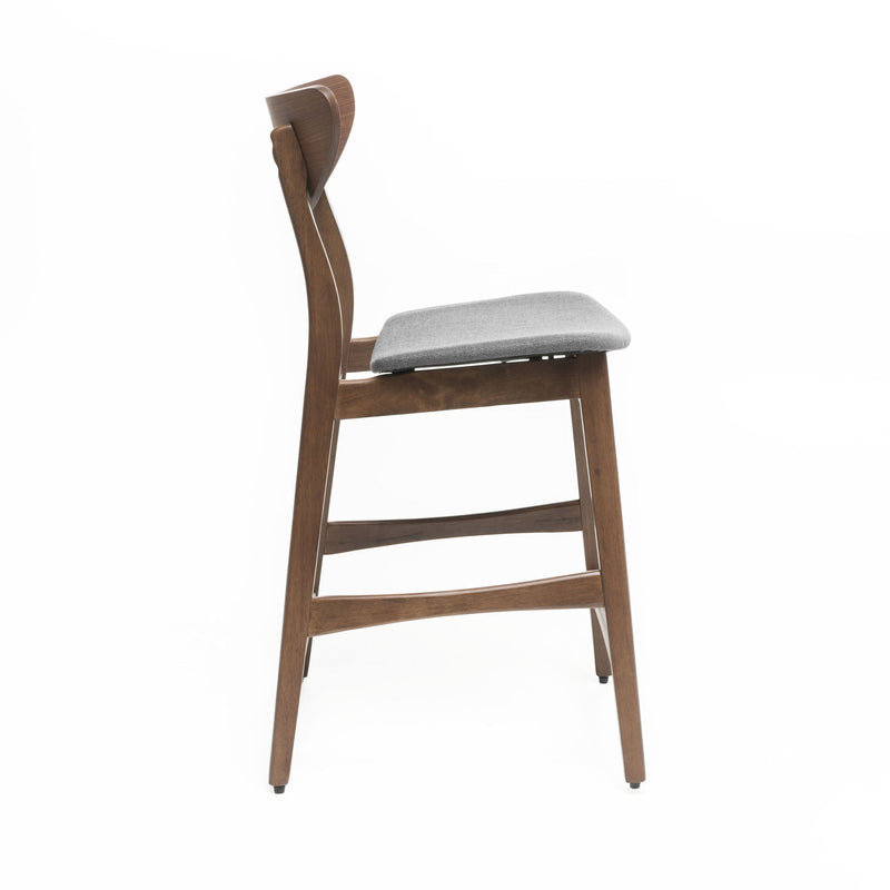Elegant Counter Height Chair With Cushioned Seat by HouseOfZazla