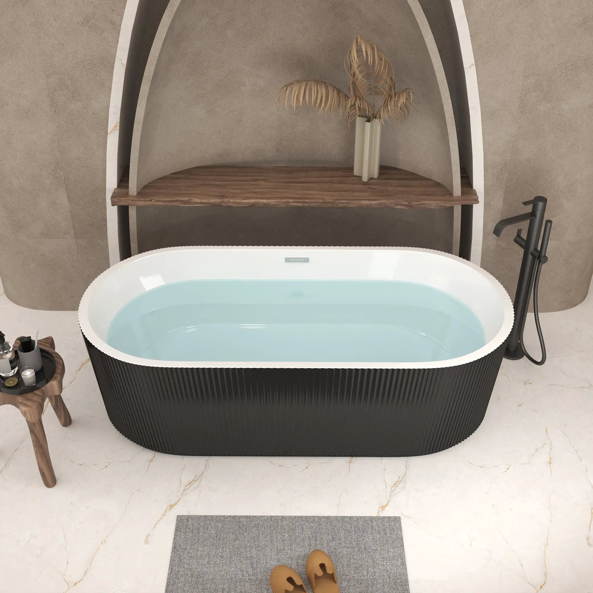 67" Linear Acrylic Freestanding Bathtub by HouseOfZazla