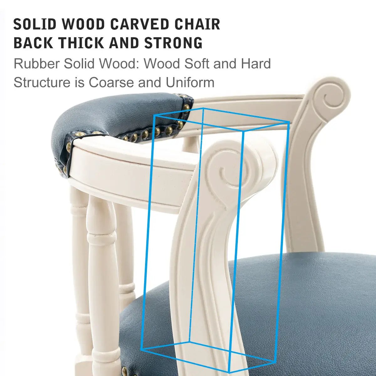 Wooden Bar Stool by Unique Piece Furniture