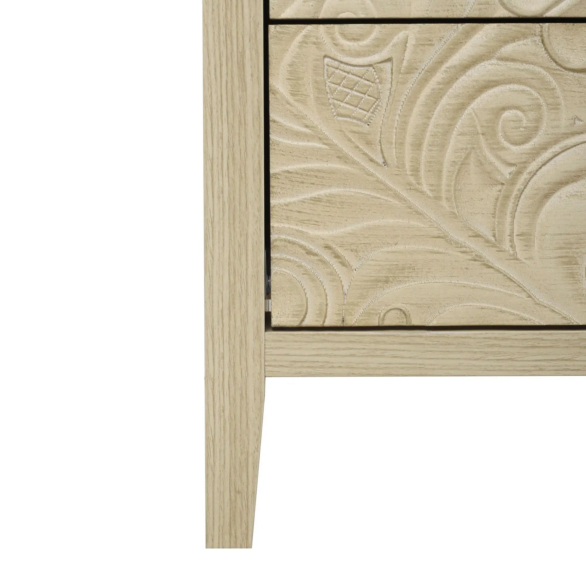 3 Drawer Cabinet - Natural Wood Finish by HouseOfZazla