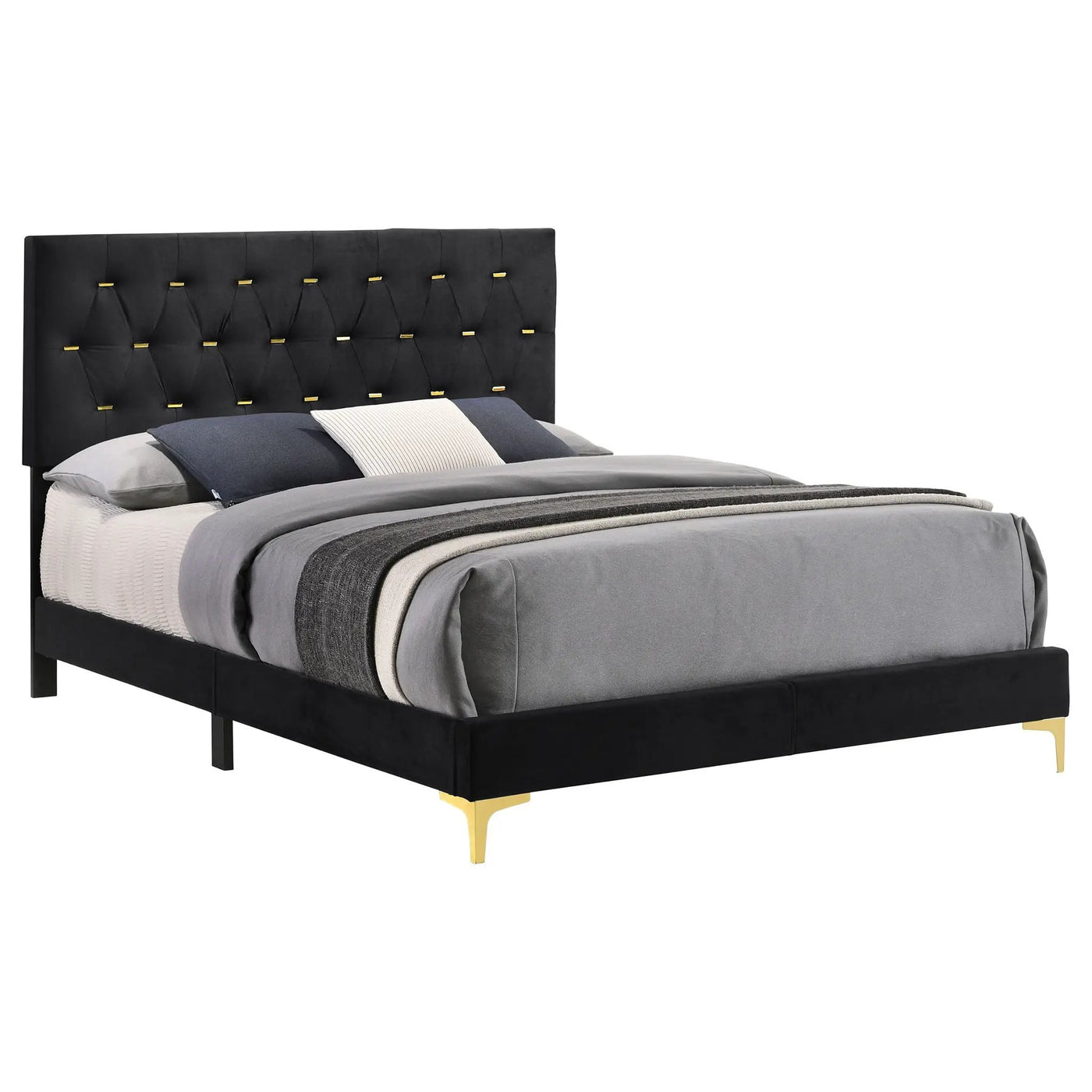 Lexie - Tufted Panel Bed by HouseOfZazla