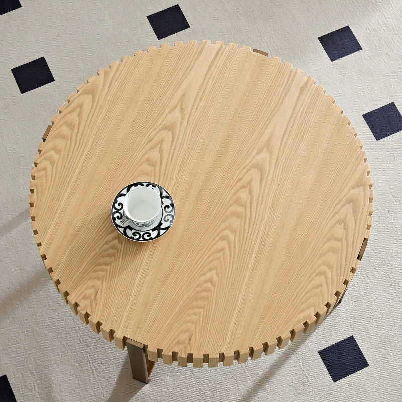 Modern Handcraft Drum Coffee Table by HouseOfZazla