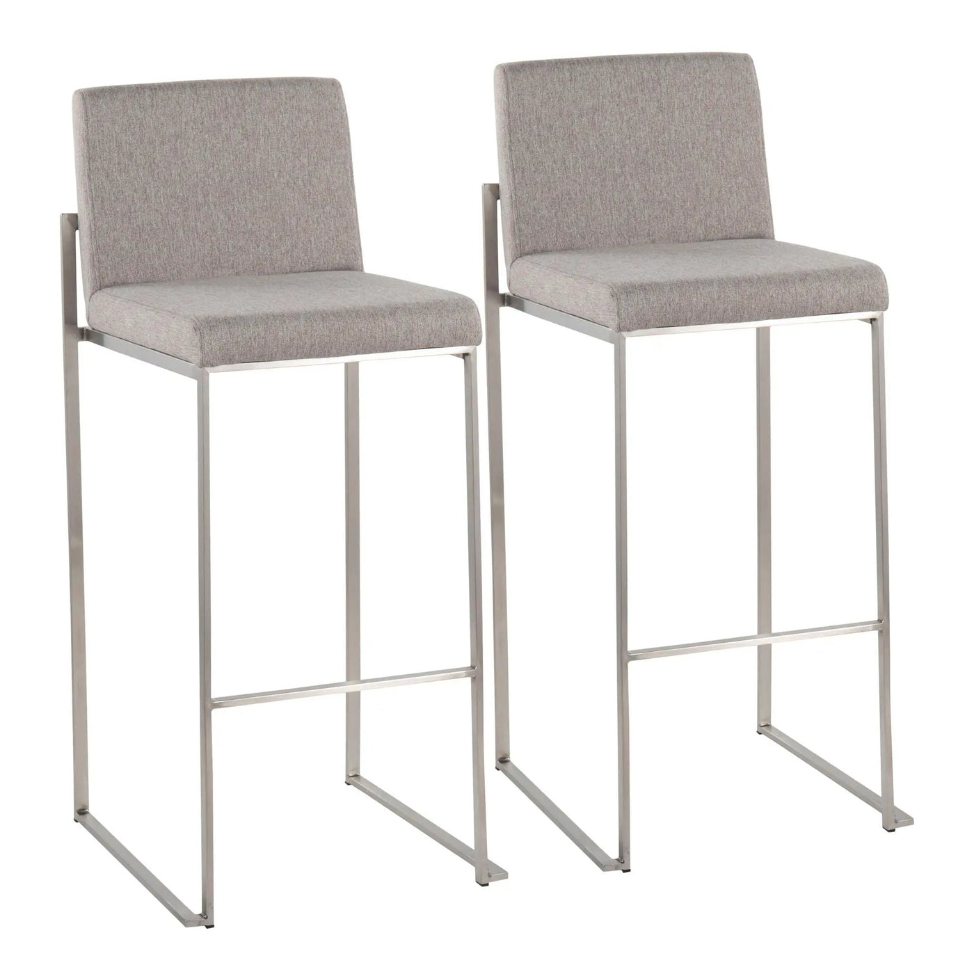 Fuji - Contemporary And Modern Elegance High Back Barstool by HouseOfZazla