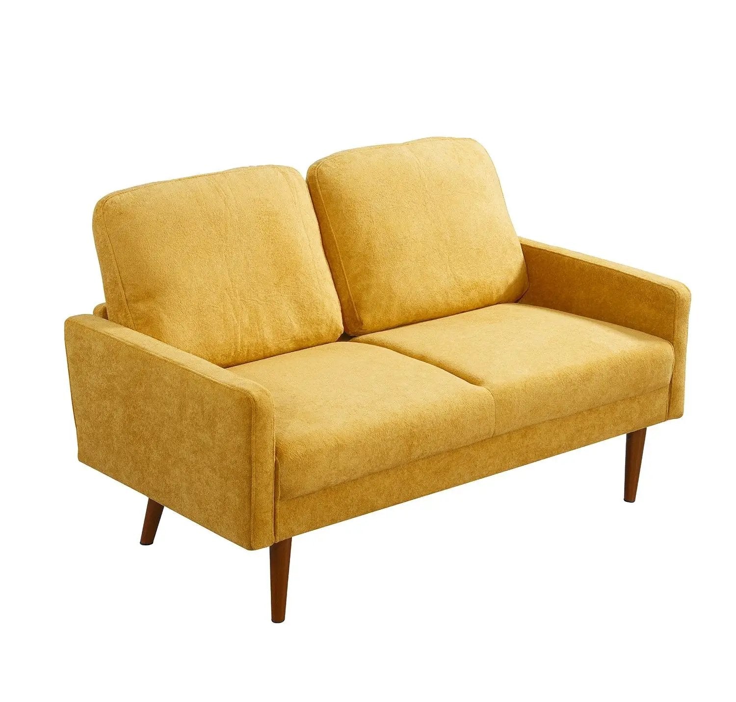 Loveseat Sofa, European Style With Sleek Design, Modern & Vintage Flair, Upholstered 2 Seater Couch by Unique Piece Furniture