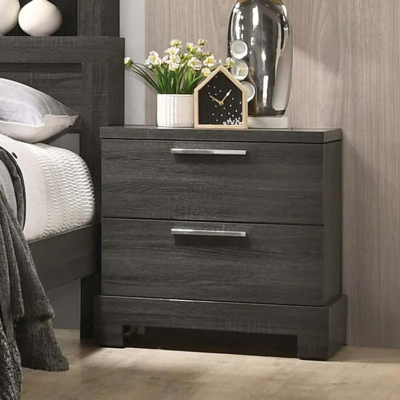 Lantha - Nightstand - Gray Oak by Unique Piece Furniture