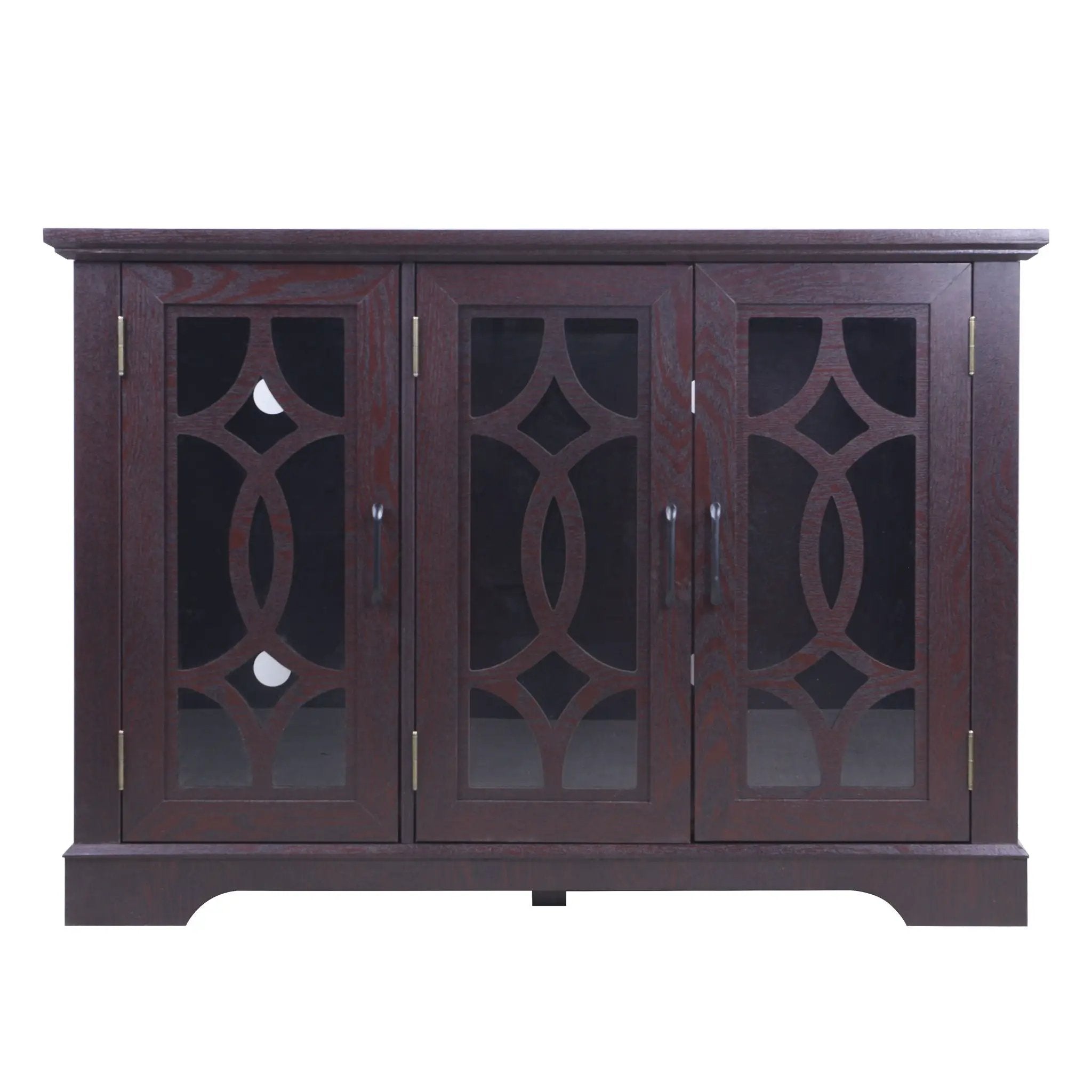 Spacious Sideboard With 3 Doors - Ox Blood Red by HouseOfZazla